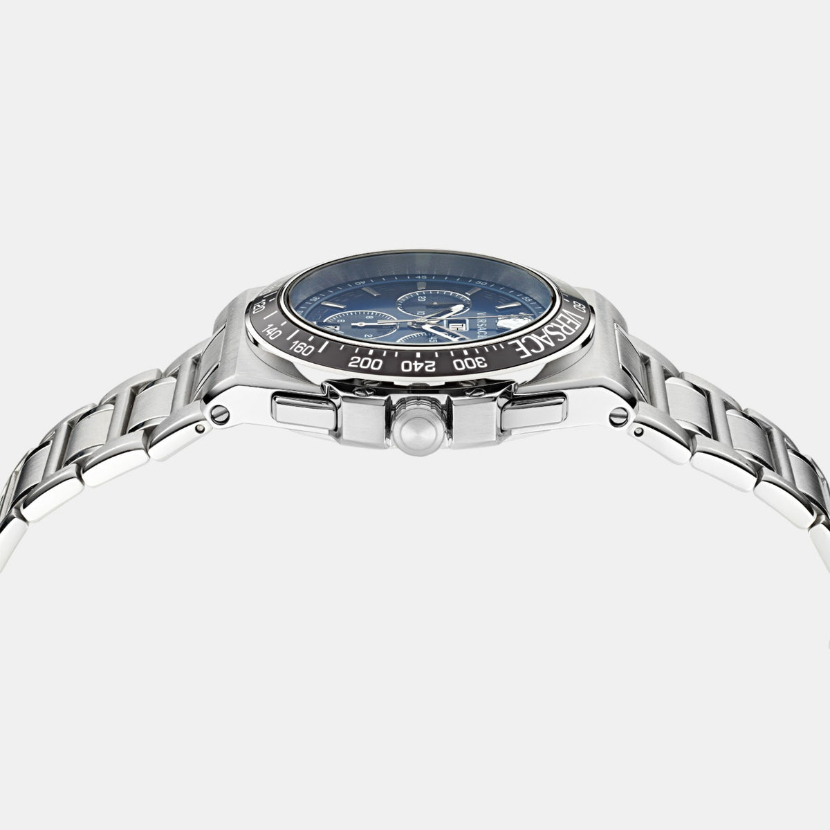 Greca Extreme Men Quartz Blue Dial Chronograph Stainless Steel Watch VE7H00423