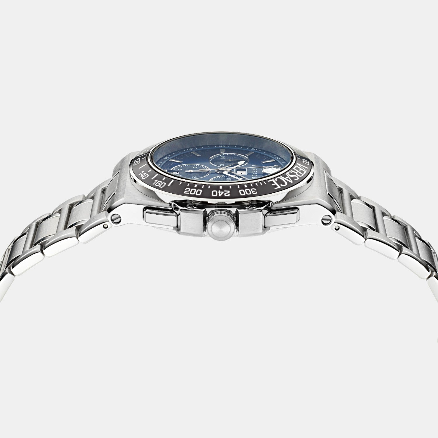 Greca Extreme Men Quartz Blue Dial Chronograph Stainless Steel Watch VE7H00423