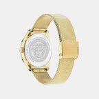 Women Quartz Two Tone Dial Analog Stainless Steel Watch VE8A00424