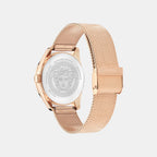 New V-Circle Women Quartz Two Tone Dial Analog Stainless Steel Watch VE8A00524