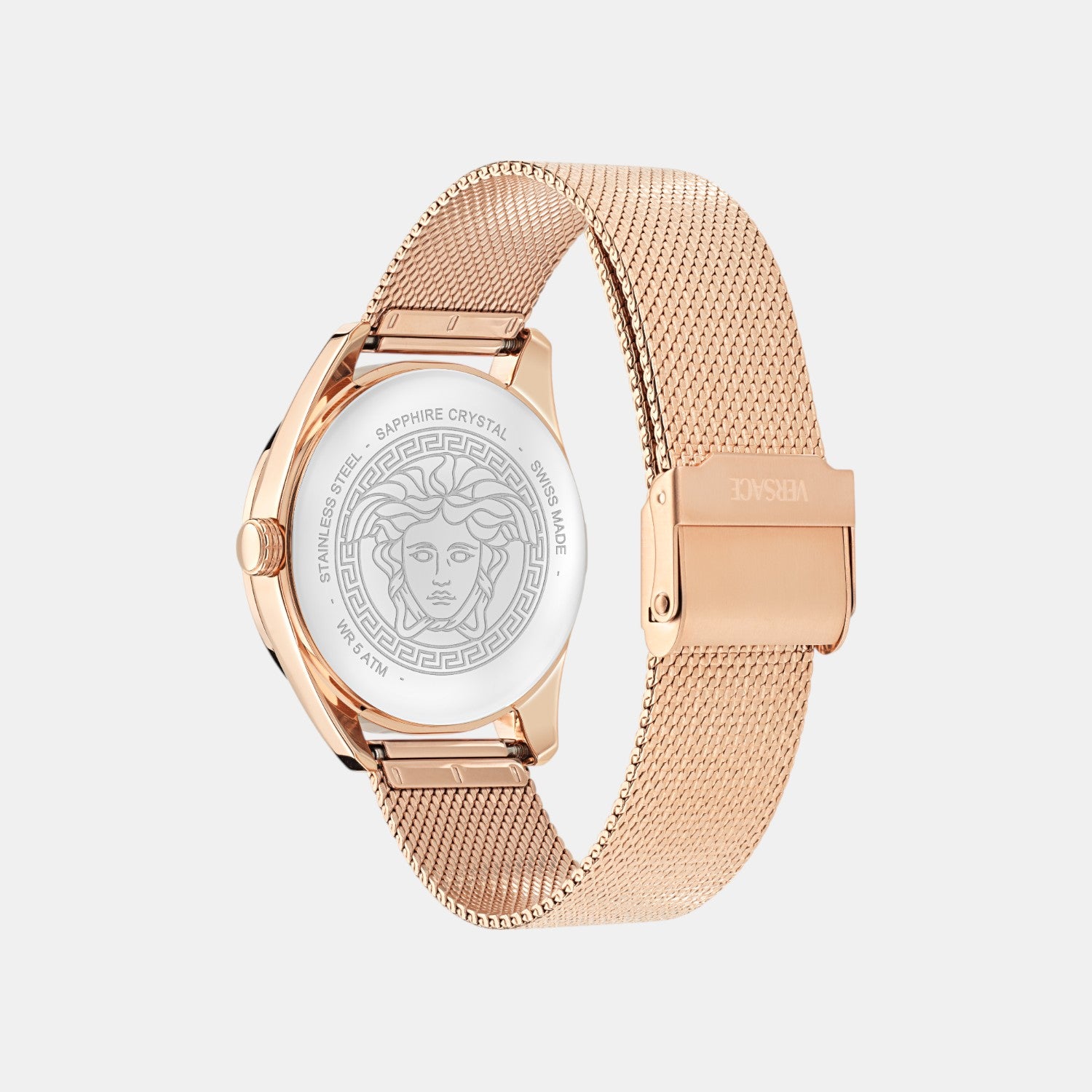 New V-Circle Women Quartz Two Tone Dial Analog Stainless Steel Watch VE8A00524