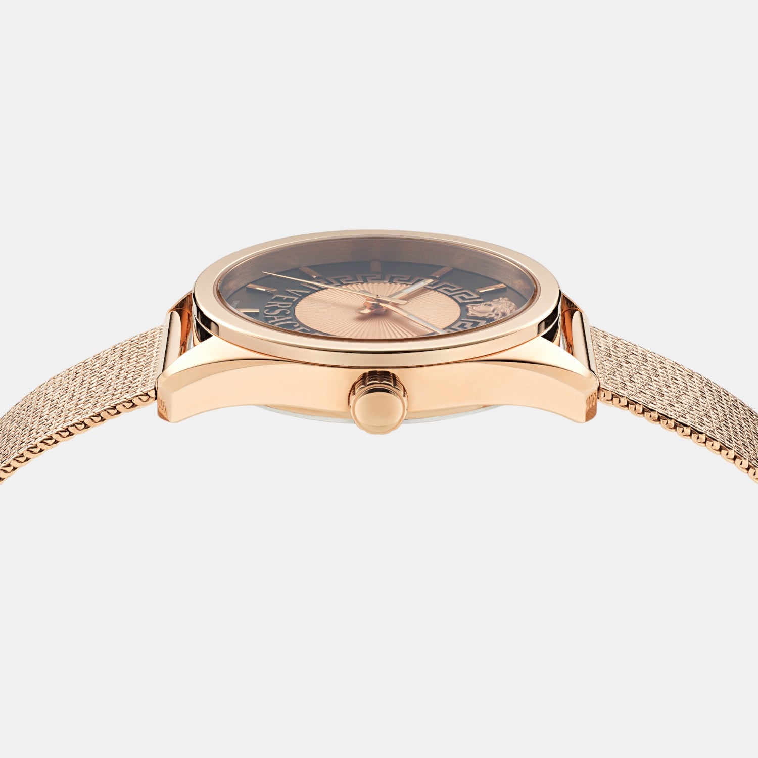 New V-Circle Women Quartz Two Tone Dial Analog Stainless Steel Watch VE8A00524