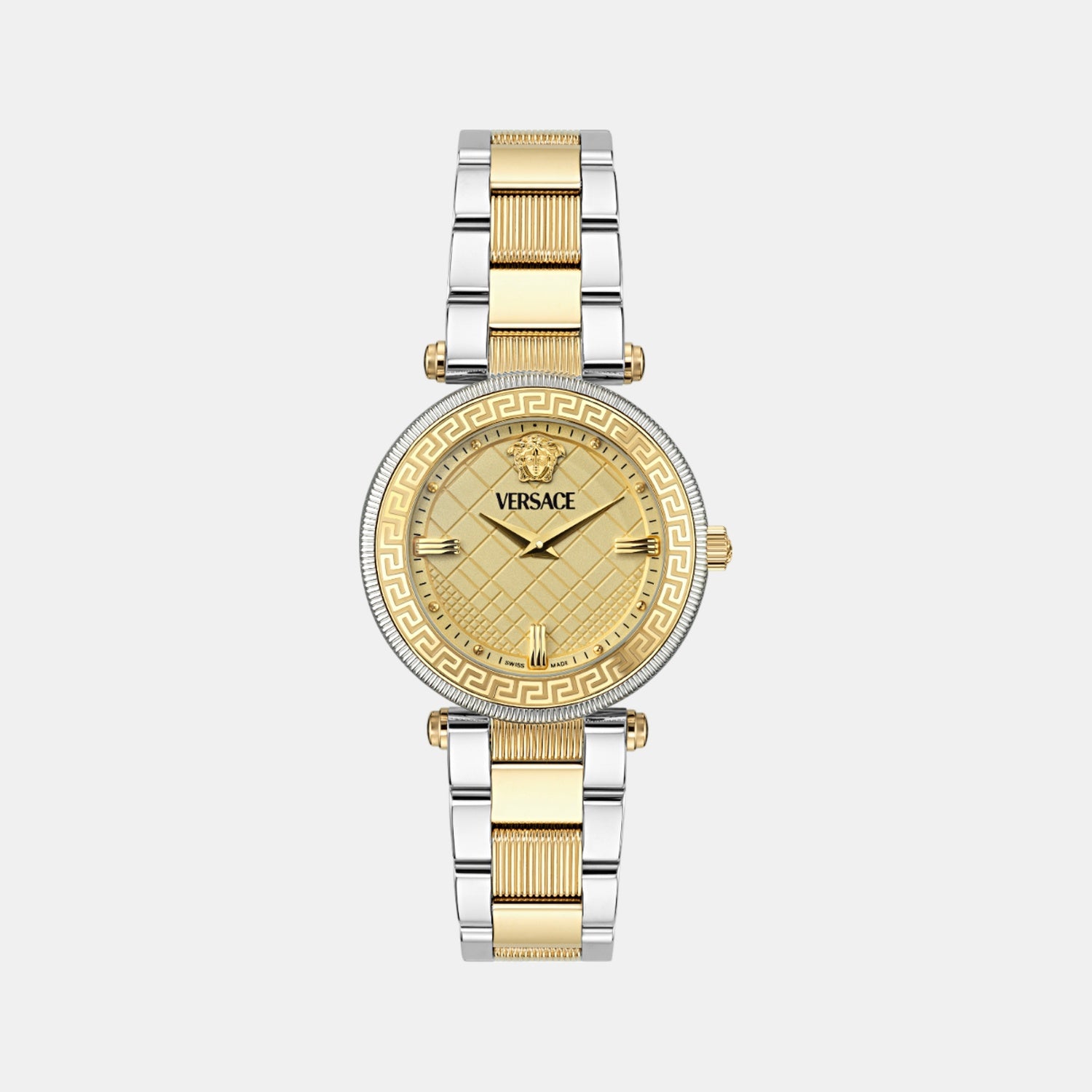 Women Quartz Gold Dial Analog Stainless Steel Watch VE8B00324