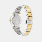 Women Quartz Gold Dial Analog Stainless Steel Watch VE8B00324