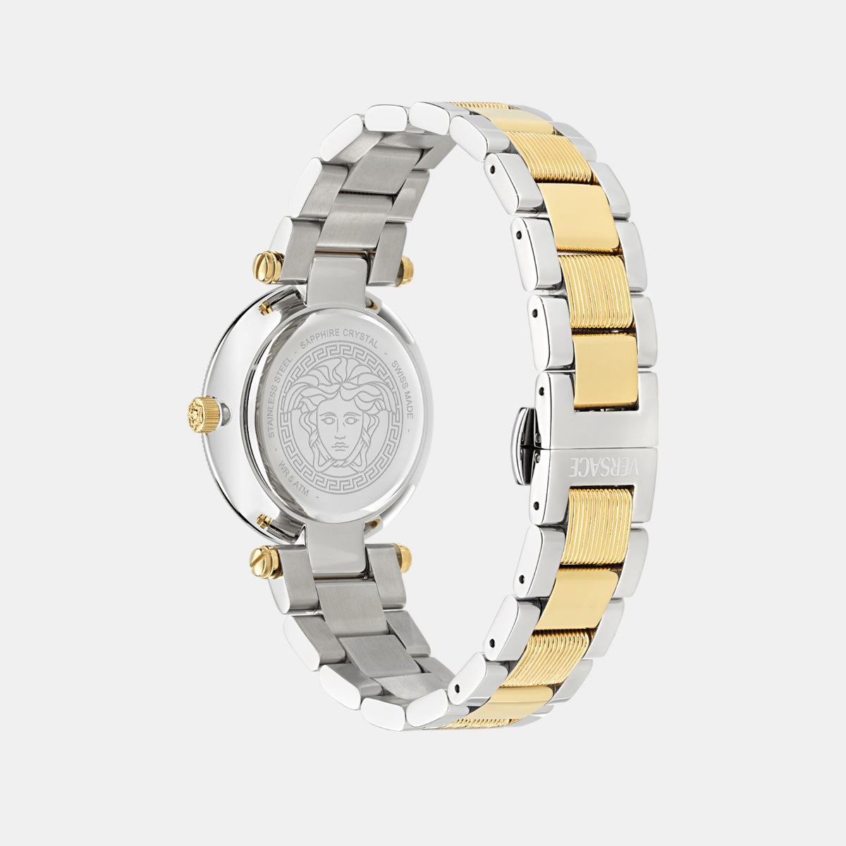 Reve Women Quartz Gold Dial Analog Stainless Steel Watch VE8B00324