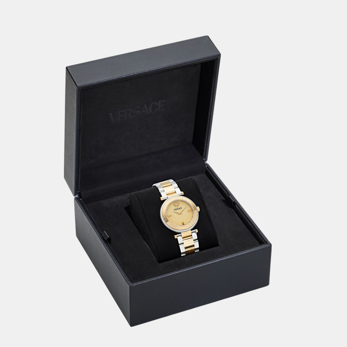 Reve Women Quartz Gold Dial Analog Stainless Steel Watch VE8B00324