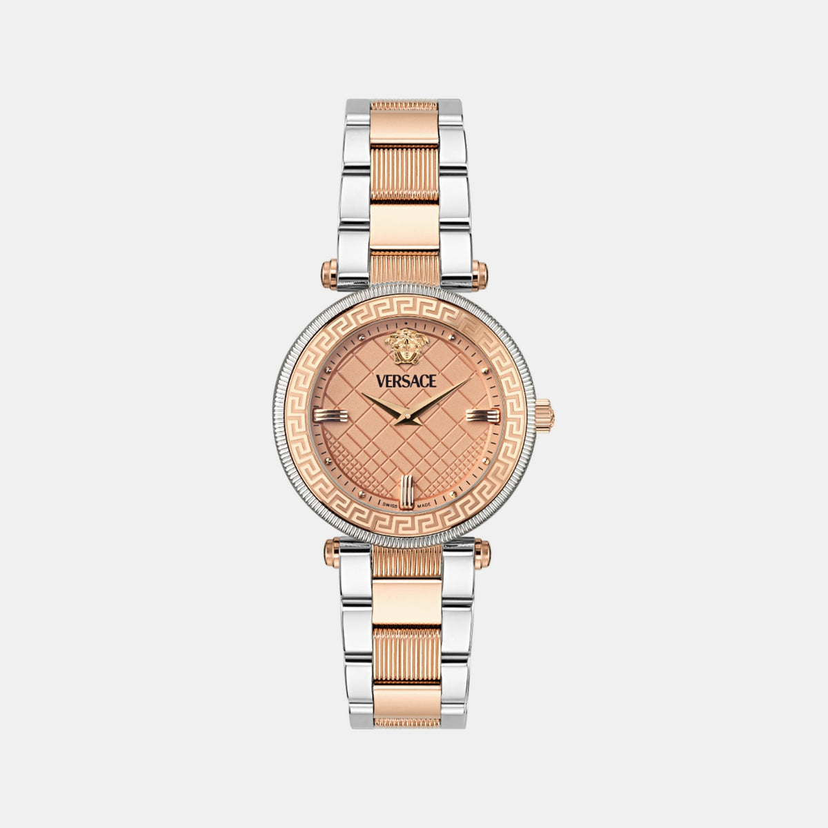 Reve Women Quartz Rose Gold Dial Analog Stainless Steel Watch VE8B00424