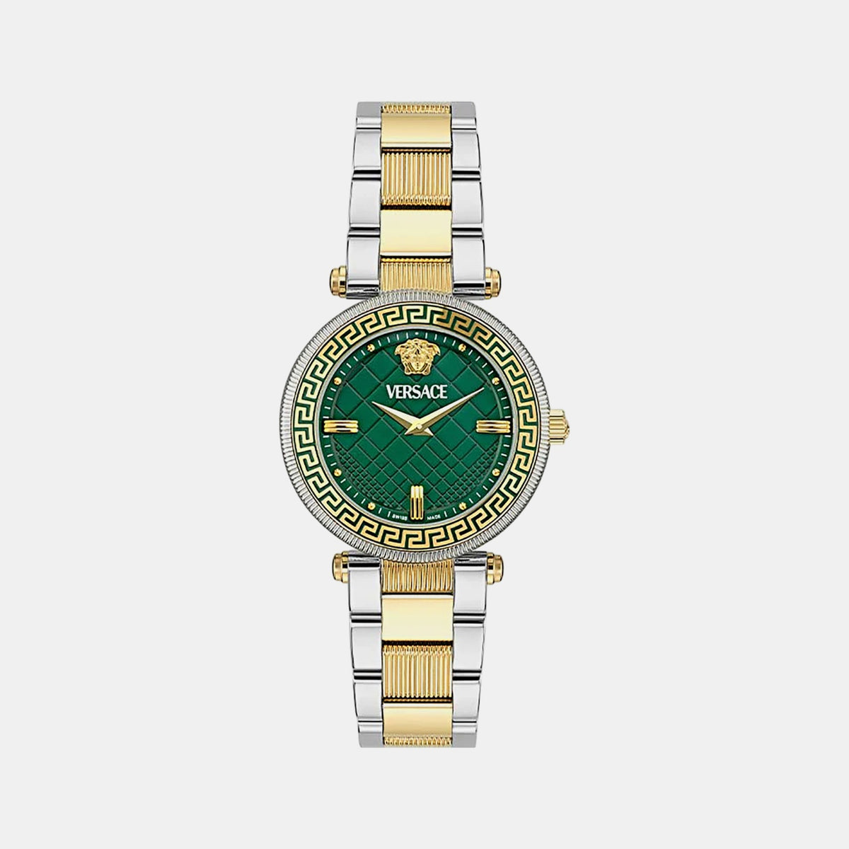 Reve Women Quartz Green Dial Analog Stainless Steel Watch VE8B00524