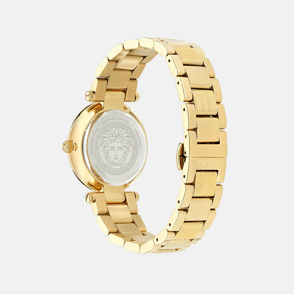 Reve Women Quartz Black Dial Analog Stainless Steel Watch VE8B00624