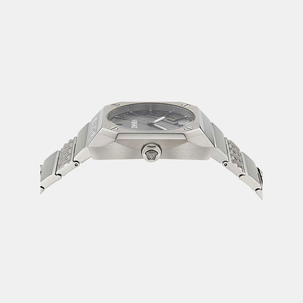 Men Quartz Grey Dial Analog Titanium Watch VE8F00524