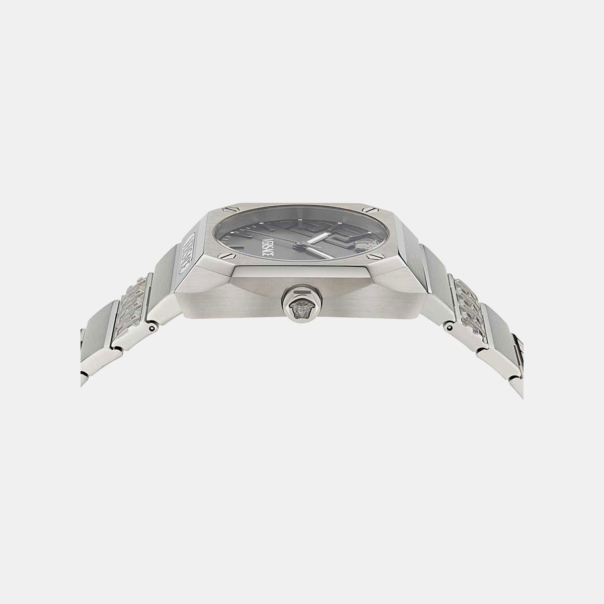 Antares Men Quartz Grey Dial Analog Titanium Watch VE8F00524