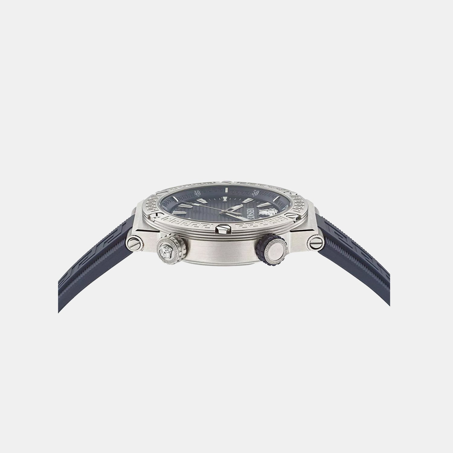 Men Quartz Two Tone Dial Analog Recycled PU Watch VE8G00124