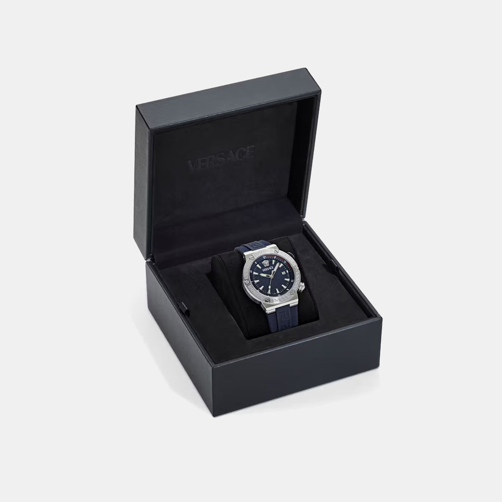 Greca Logo Diver(Wc-8G) Men Quartz Multicolour Dial Analog Stainless Steel Watch VE8G00124