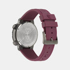 Greca Logo Diver Men Quartz Black Dial Analog Recycled PU Watch VE8G00224