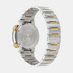 Greca Logo Diver Men Quartz Two Tone Dial Analog Stainless Steel Watch VE8G00424