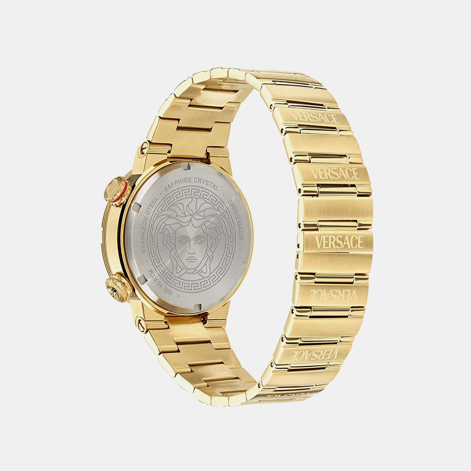 Men Quartz Black Dial Analog Stainless Steel Watch VE8G00624