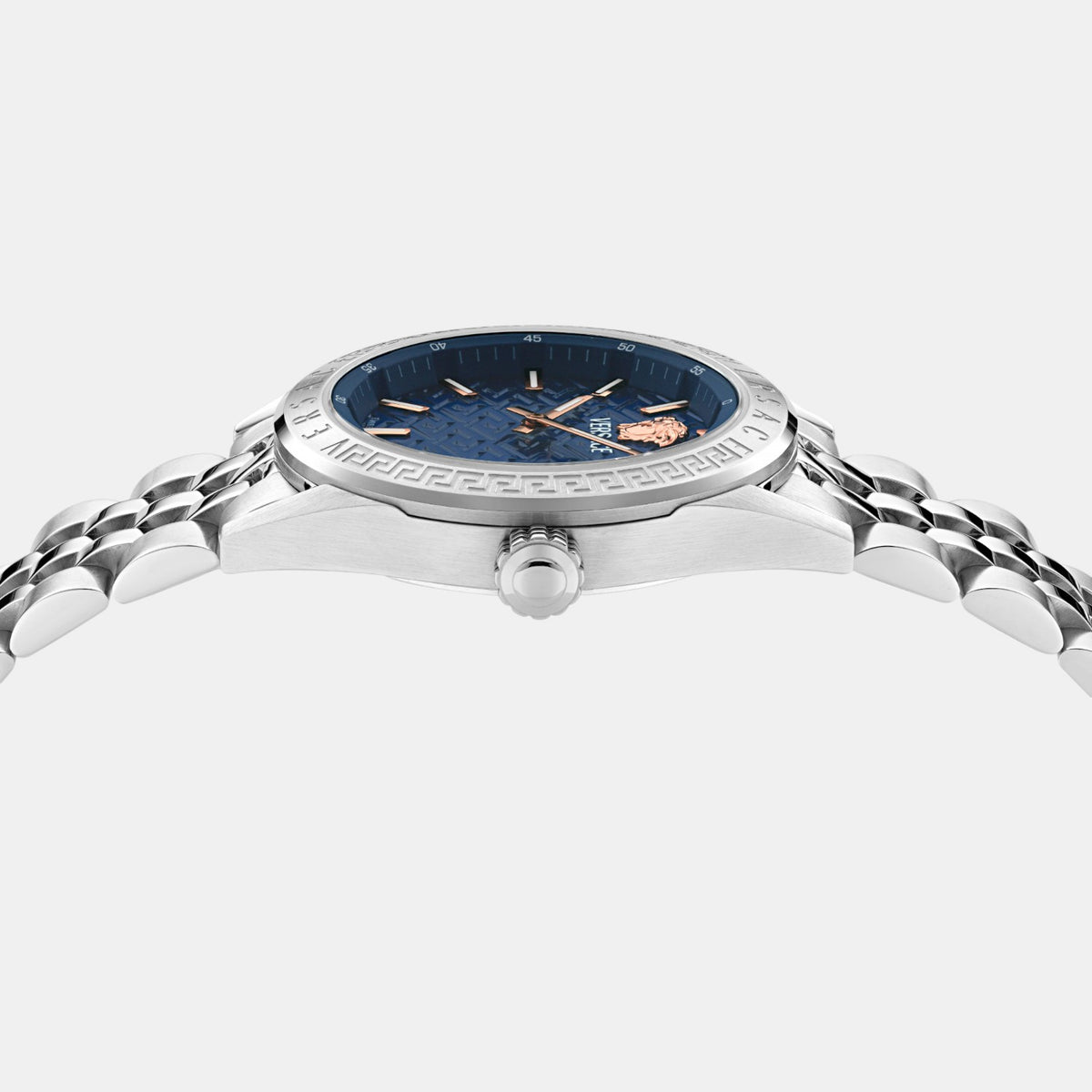 Timeless V-Code Women Quartz Blue Dial Analog Stainless Steel Watch VE8I00324