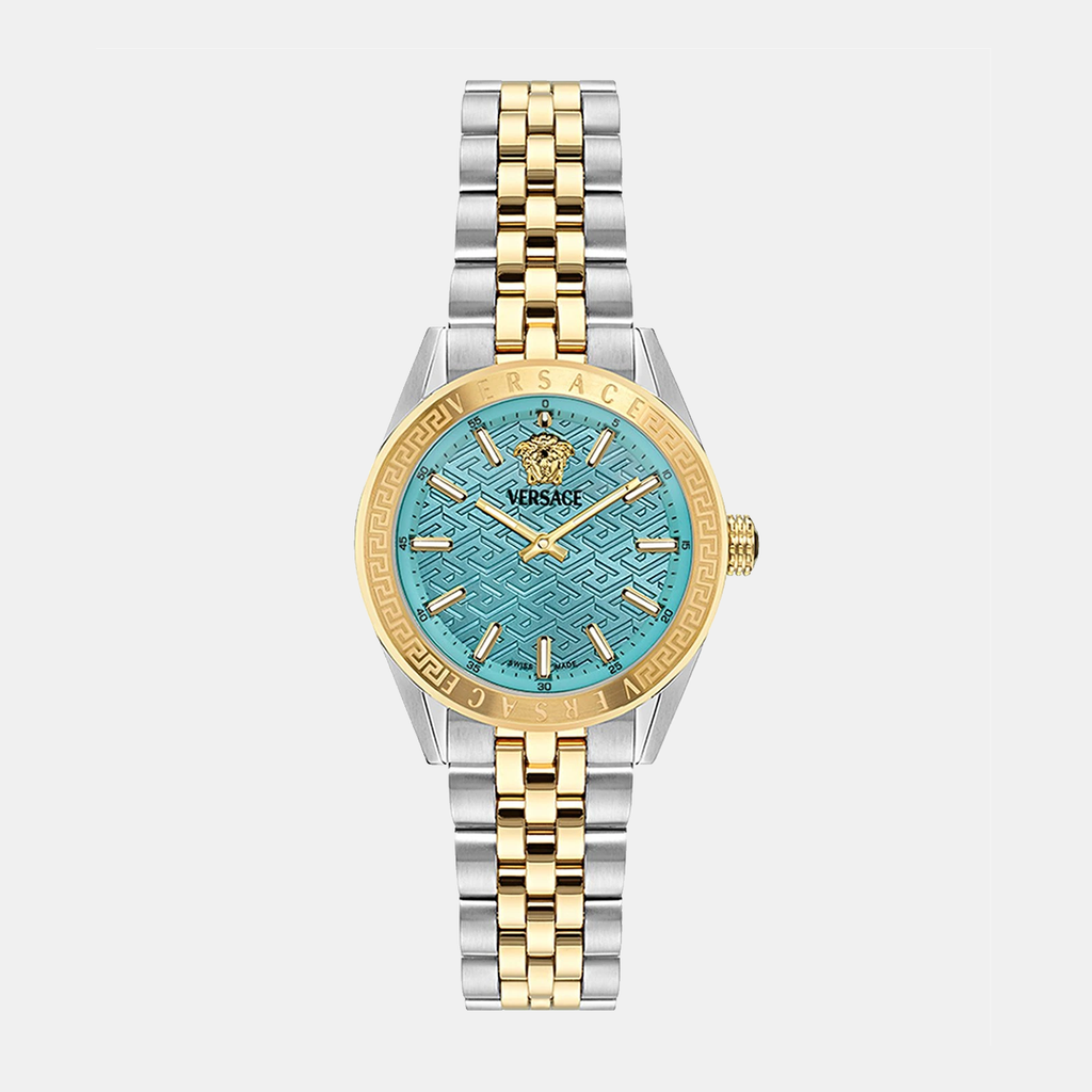Versace Round Blue Analog watch