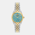 Versace Round Blue Analog watch