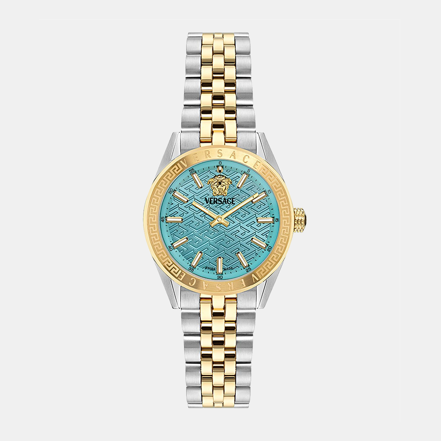 Women Quartz Blue Dial Analog Stainless Steel Watch VE8I00524