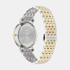 Greca Slim Men Quartz Blue Dial Analog Stainless Steel Watch VE8Q00424