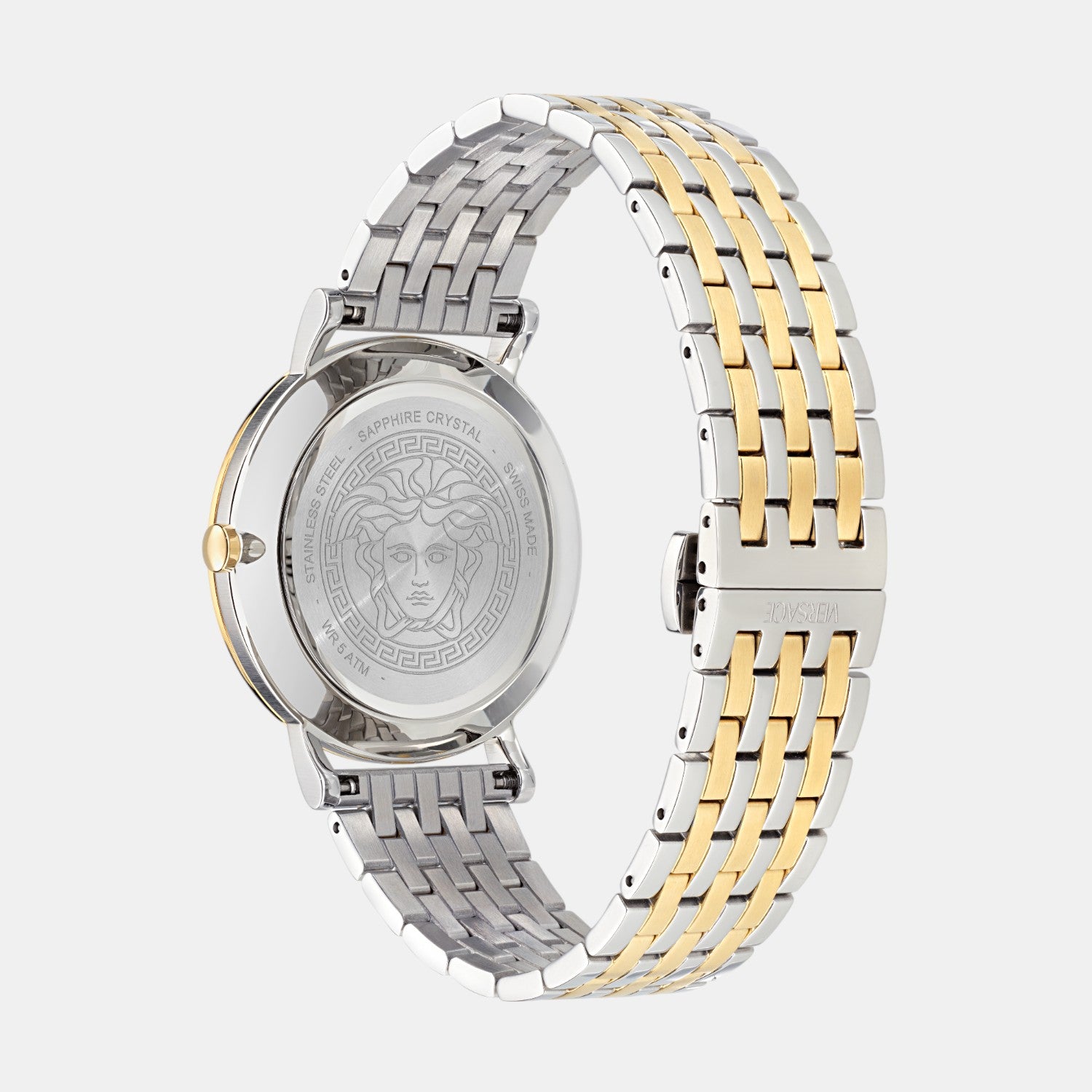 Greca Slim Men Quartz Blue Dial Analog Stainless Steel Watch VE8Q00424