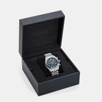 Men Quartz Blue Dial Chronograph Stainless Steel Watch VE8R00324