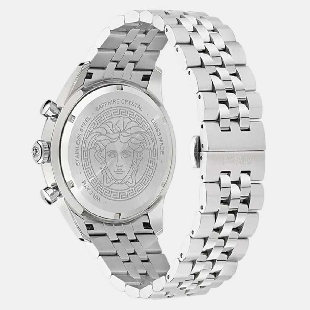 Men Quartz Blue Dial Chronograph Stainless Steel Watch VE8R00324