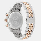 Men Quartz Silver Dial Chronograph Stainless Steel Watch VE8R00424