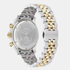 Men Quartz Green Dial Chronograph Stainless Steel Watch VE8R00524
