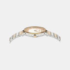 Daedalus Women Quartz Two Tone Dial Analog Stainless Steel Watch VE9A00324