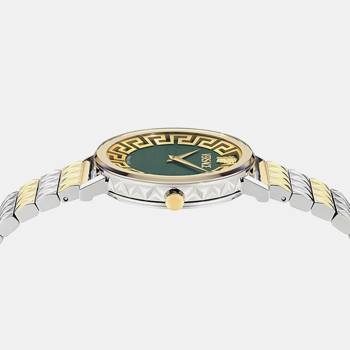 Daedalus Women Quartz Green Dial Analog Stainless Steel Watch VE9A00424