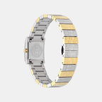 Mosaic Women Quartz Green Dial Analog Stainless Steel Watch VE9B00124