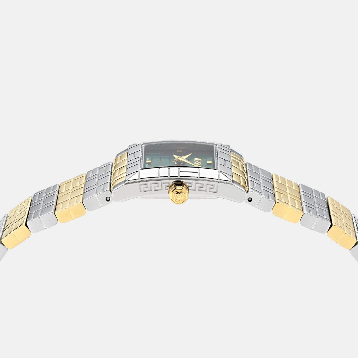 Mosaic Women Quartz Green Dial Analog Stainless Steel Watch VE9B00124