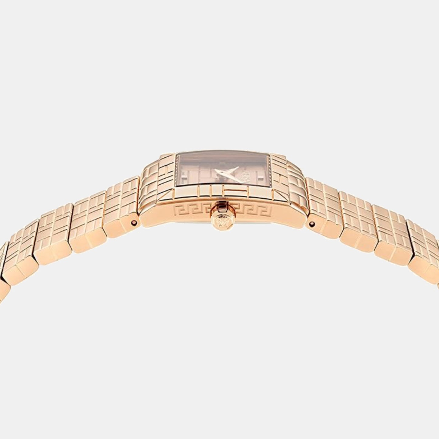 Mosaic Women Quartz Rose Gold Octogonal Dial Analog Stainless Steel Watch VE9B00224