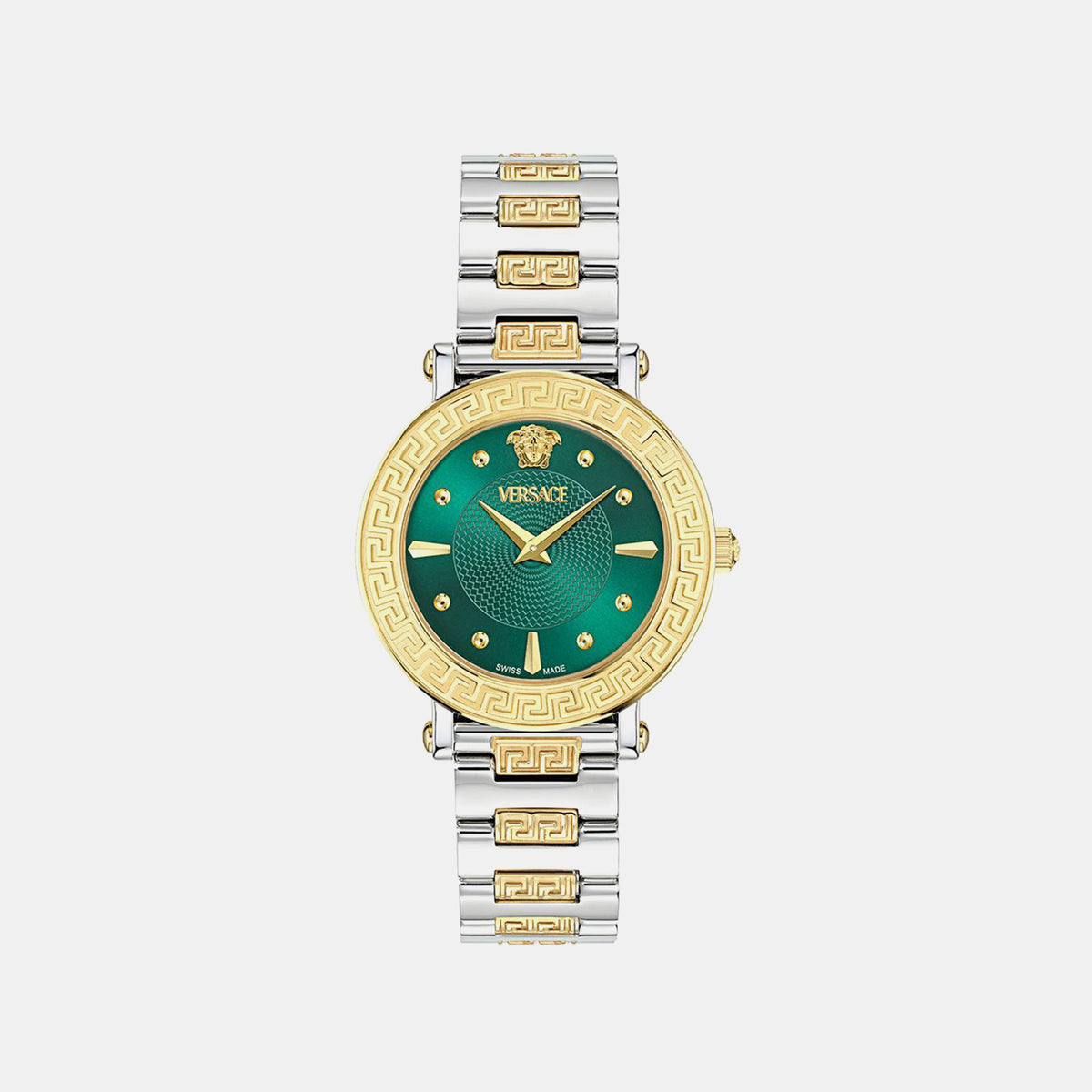 Greca Sphere(Wc-9C) Women Quartz Green Dial Analog Stainless Steel Watch VE9C00424