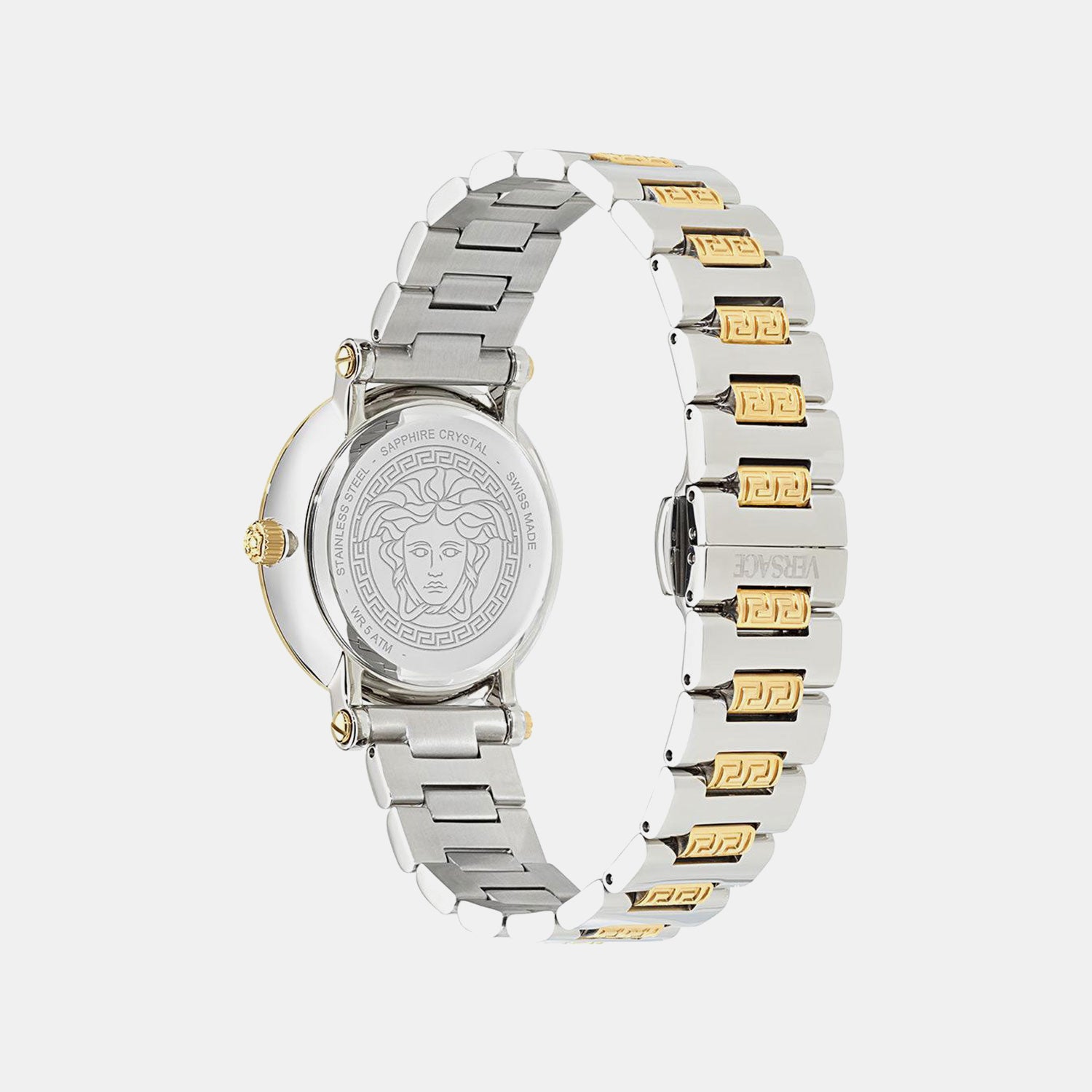 Women Quartz Silver White Dial Analog Stainless Steel Watch VE9C00524