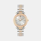 Versace Round Silver Analog watch