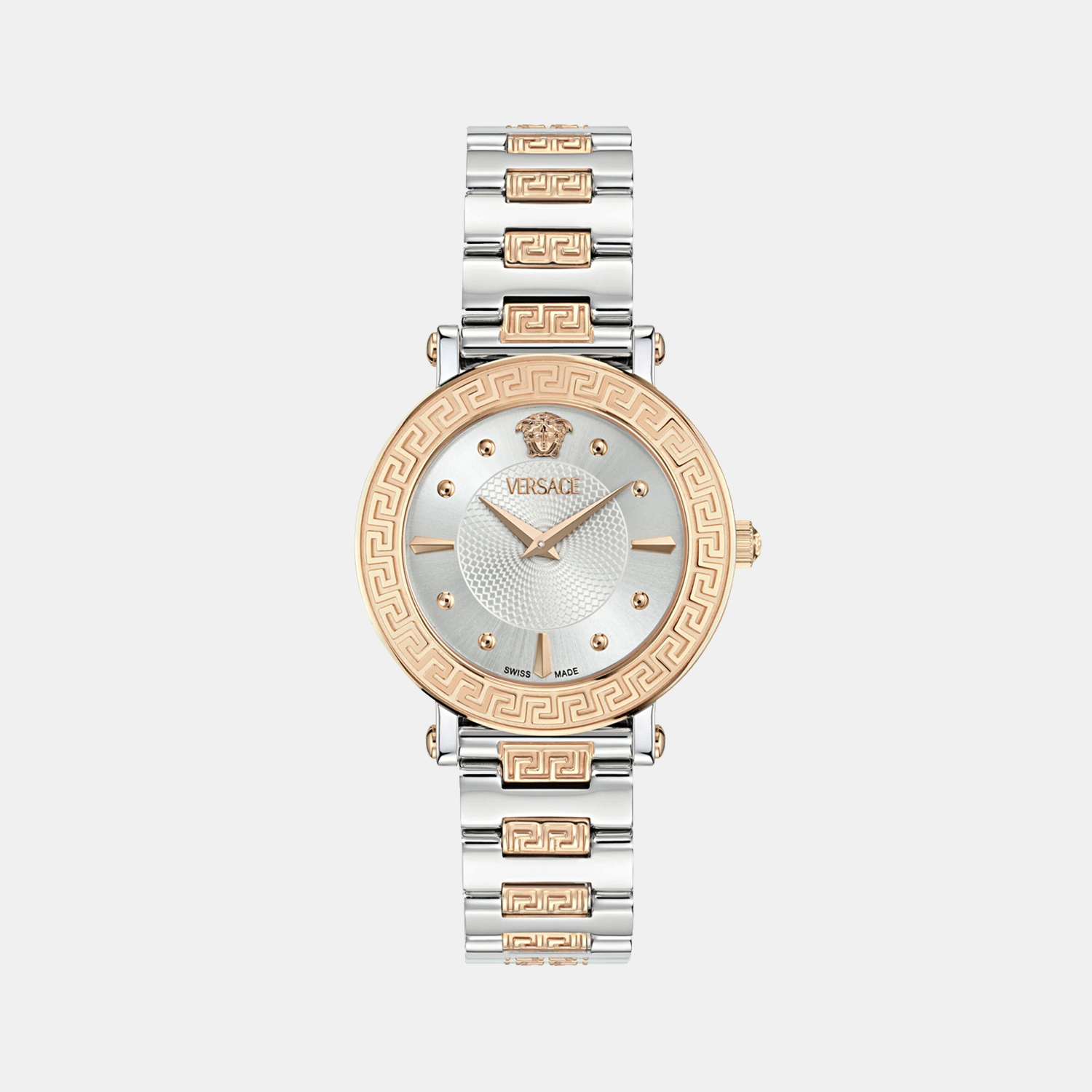 Versace Round Silver Analog watch