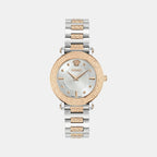 Greca Sphere Women Quartz Silver Dial Analog Stainless Steel Watch VE9C00624