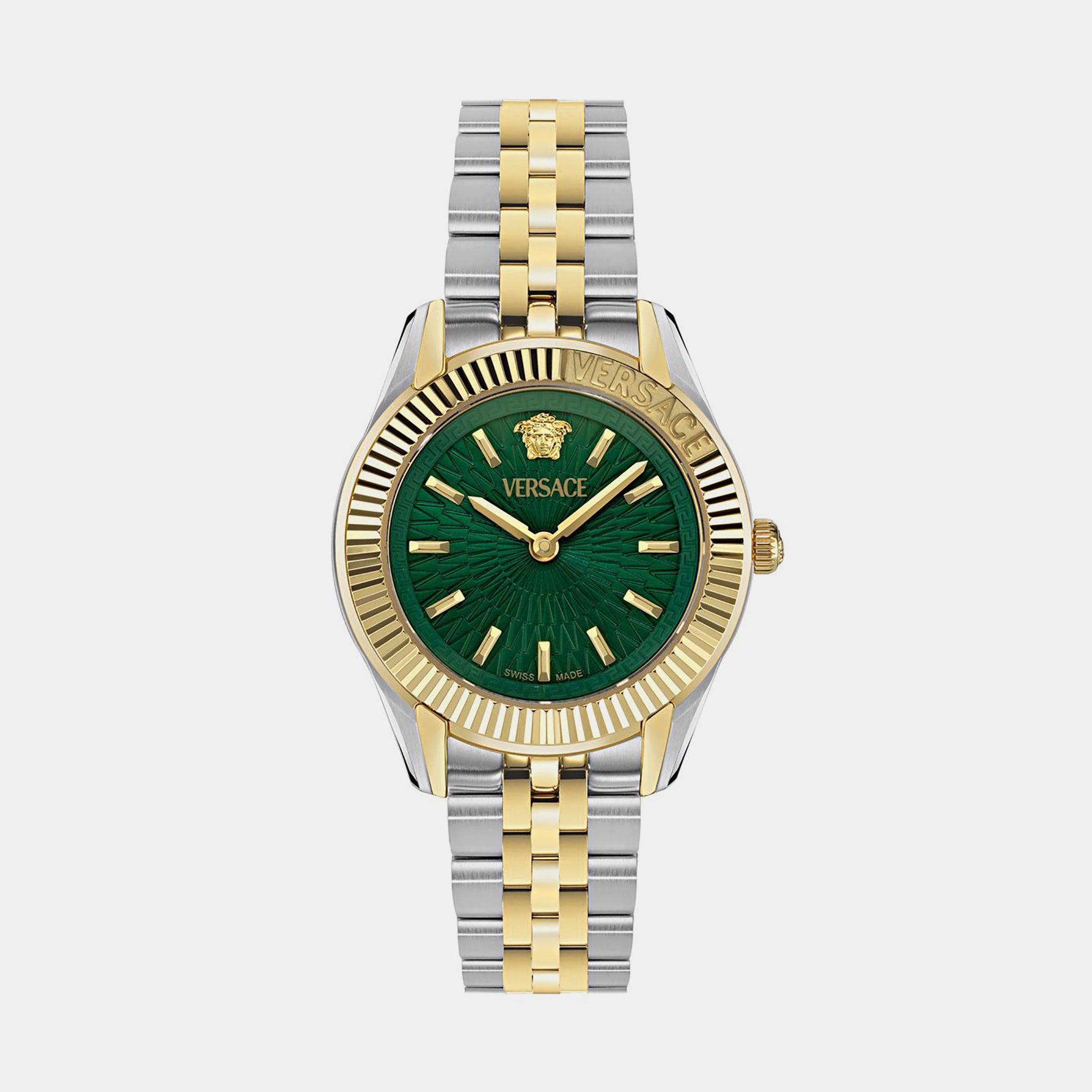 Versace Round Green Analog watch