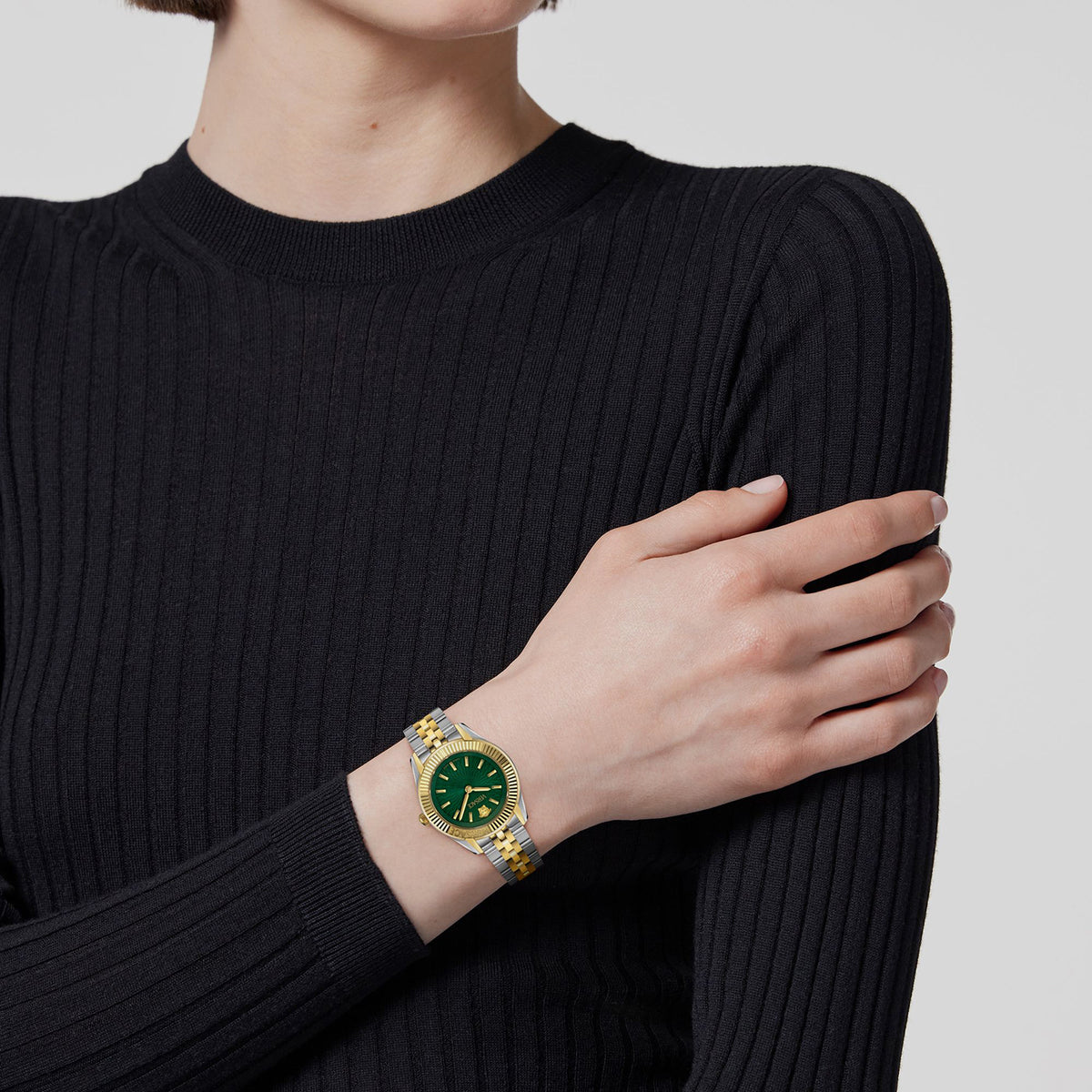 Versace Stainless Steel Green watch