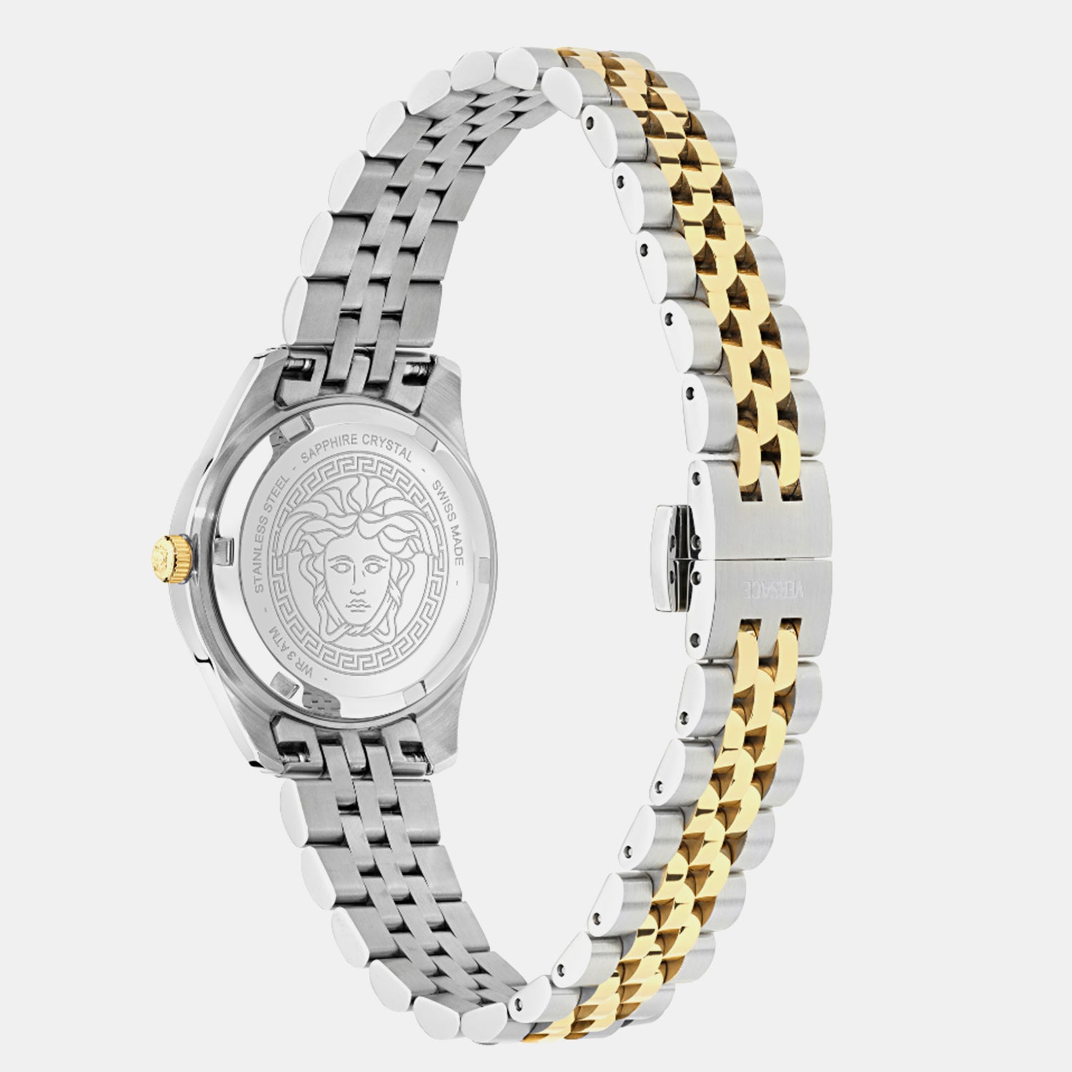 Greca Women Quartz Mother Of Pearl Dial Analog Stainless Steel Watch VE9CA0625