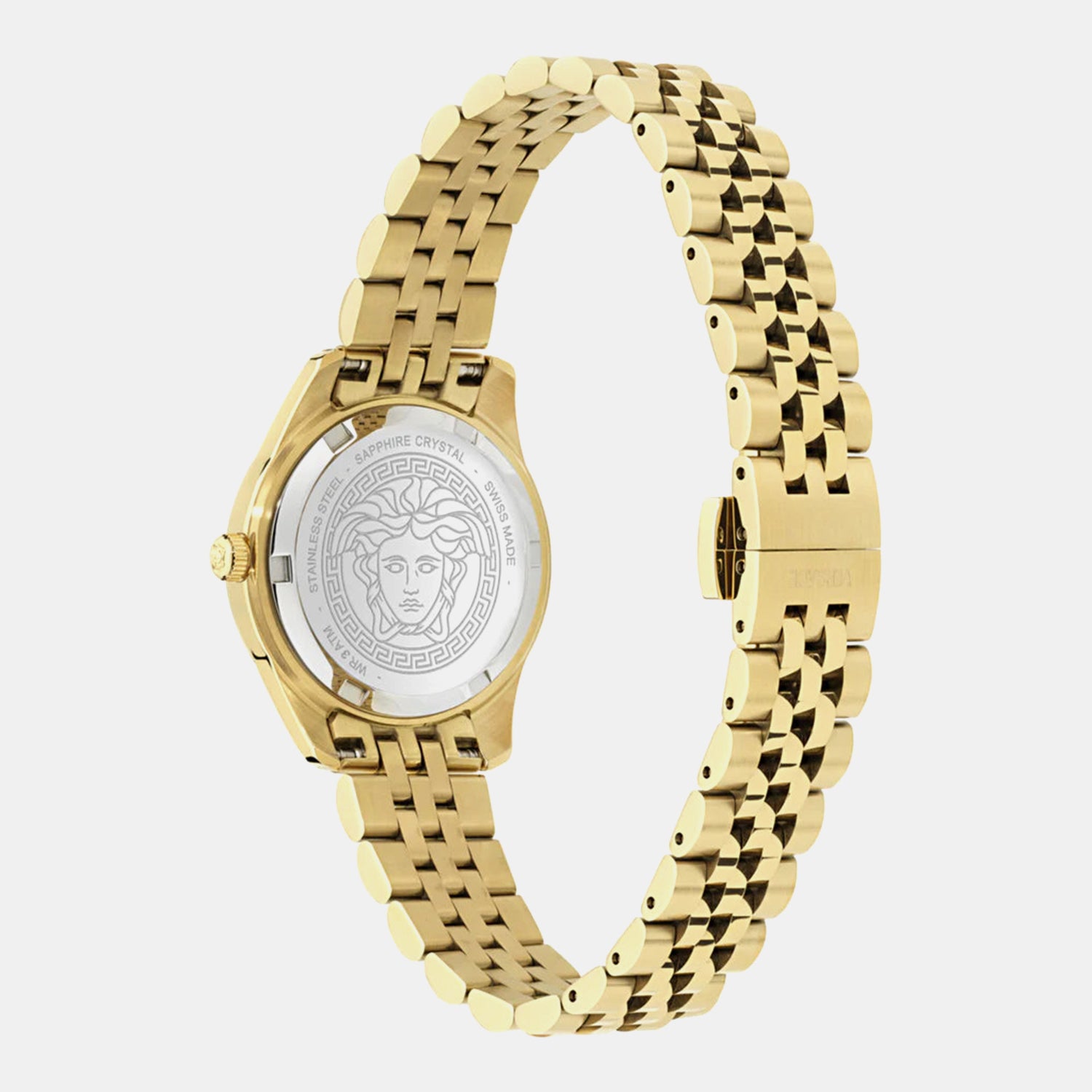 Greca Women Quartz Green Dial Analog Stainless Steel Watch VE9CA0725