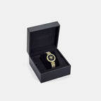 Women Quartz Black Dial Analog Stainless Steel Watch VE9D00424