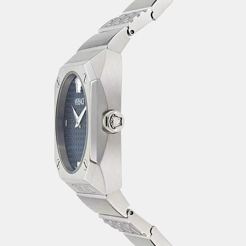 Antares Women Quartz Blue Dial Analog Stainless Steel Watch VE9E00324