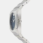 Antares Women Quartz Blue Dial Analog Stainless Steel Watch VE9E00324