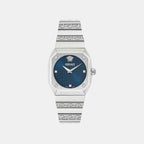 Antares Women Quartz Blue Dial Analog Stainless Steel Watch VE9E00324