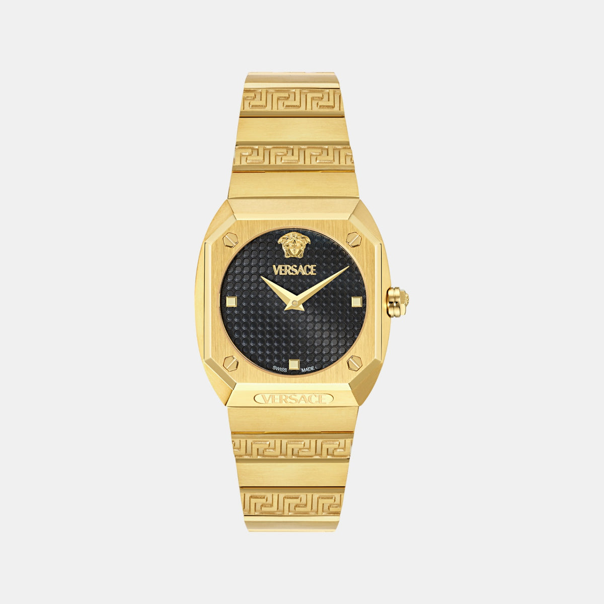 Antares Women Quartz Black Dial Analog Stainless Steel Watch VE9E00524