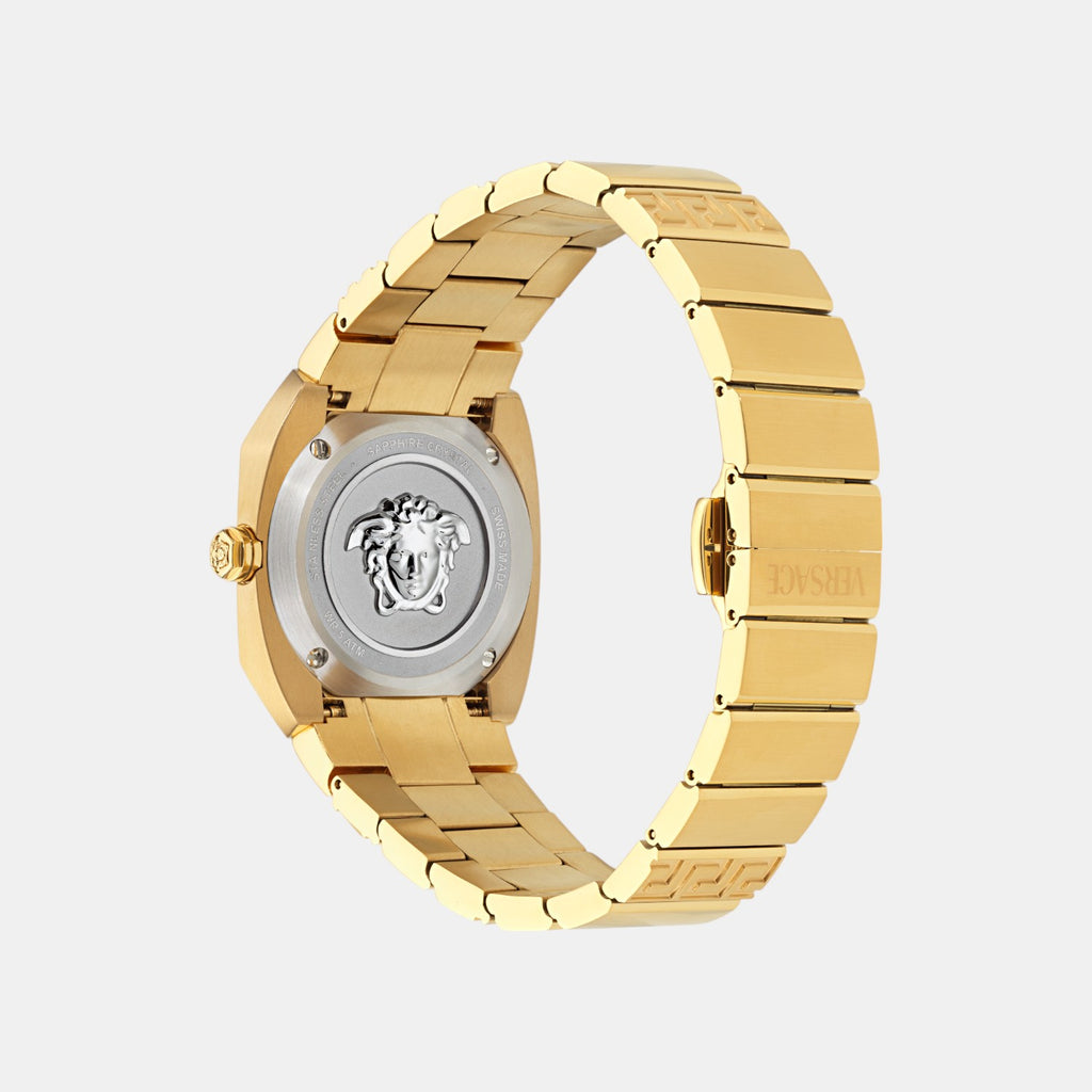 Antares Women Quartz Black Octogonal Dial Analog Stainless Steel Watch VE9E00524